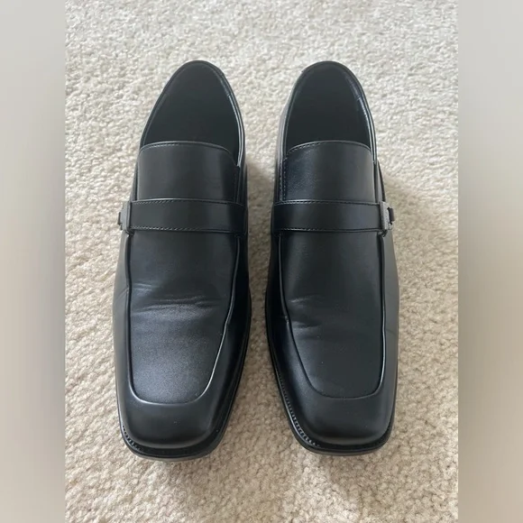 Perry Ellis Portfolio Men's Dress Shoe Color Black Size 11 - Picture 1 of 4